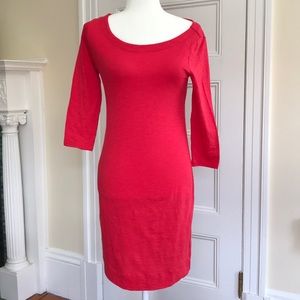 NWT Banana Republic Cotton Red Dress Sz XS